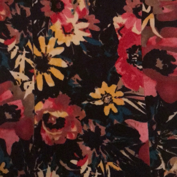 Colorful flower print dress - Picture 3 of 4